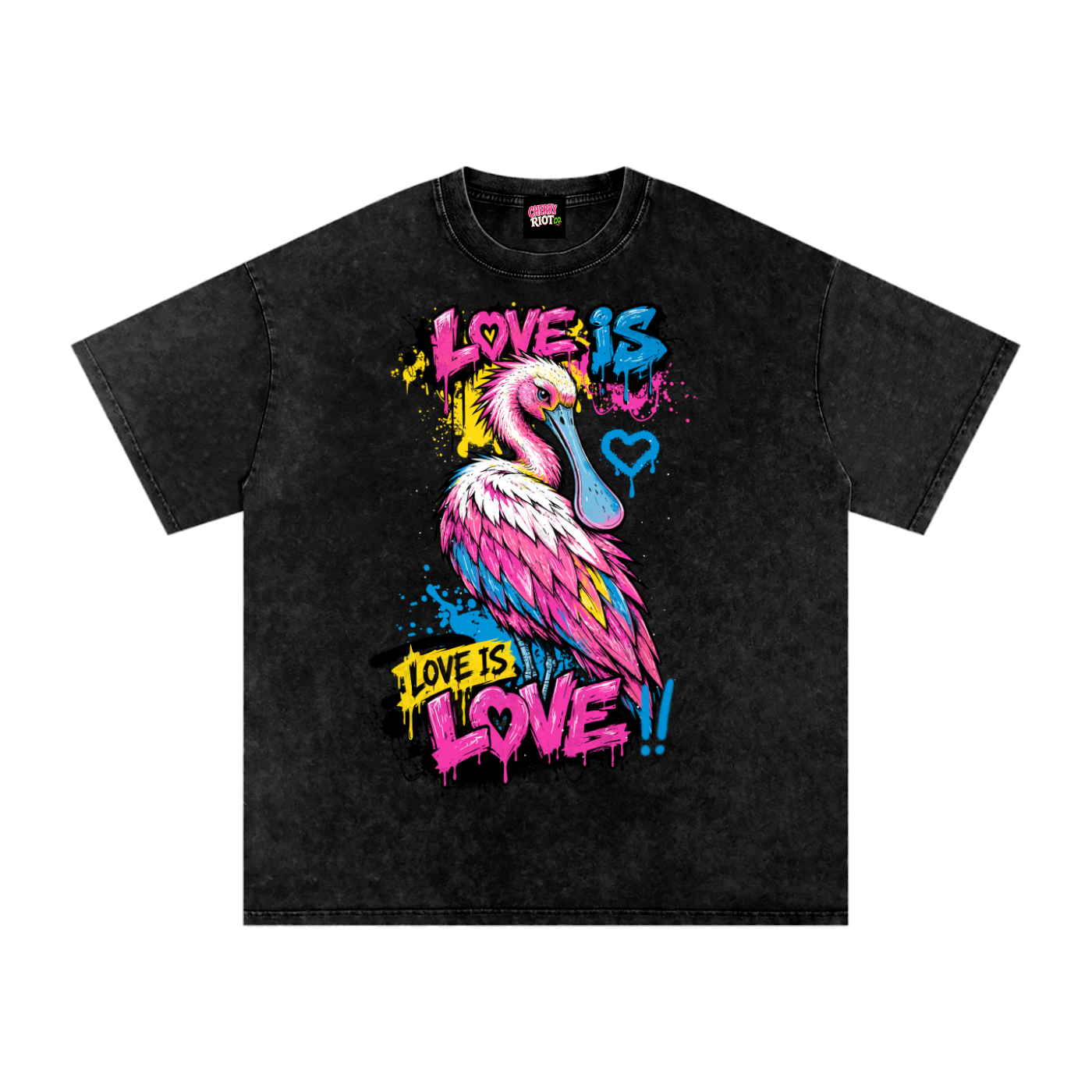 Love is Love is Love!! - Pride Birds - Pansexual