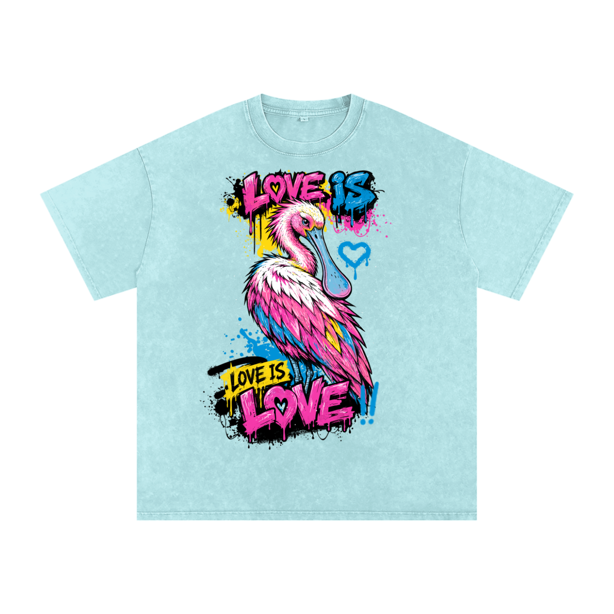 Love is Love is Love!! - Pride Birds - Pansexual