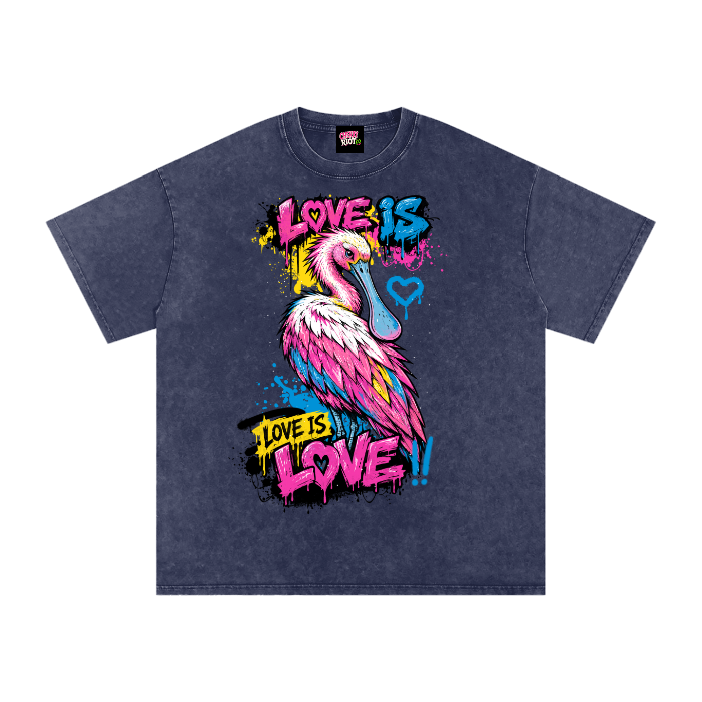 Love is Love is Love!! - Pride Birds - Pansexual